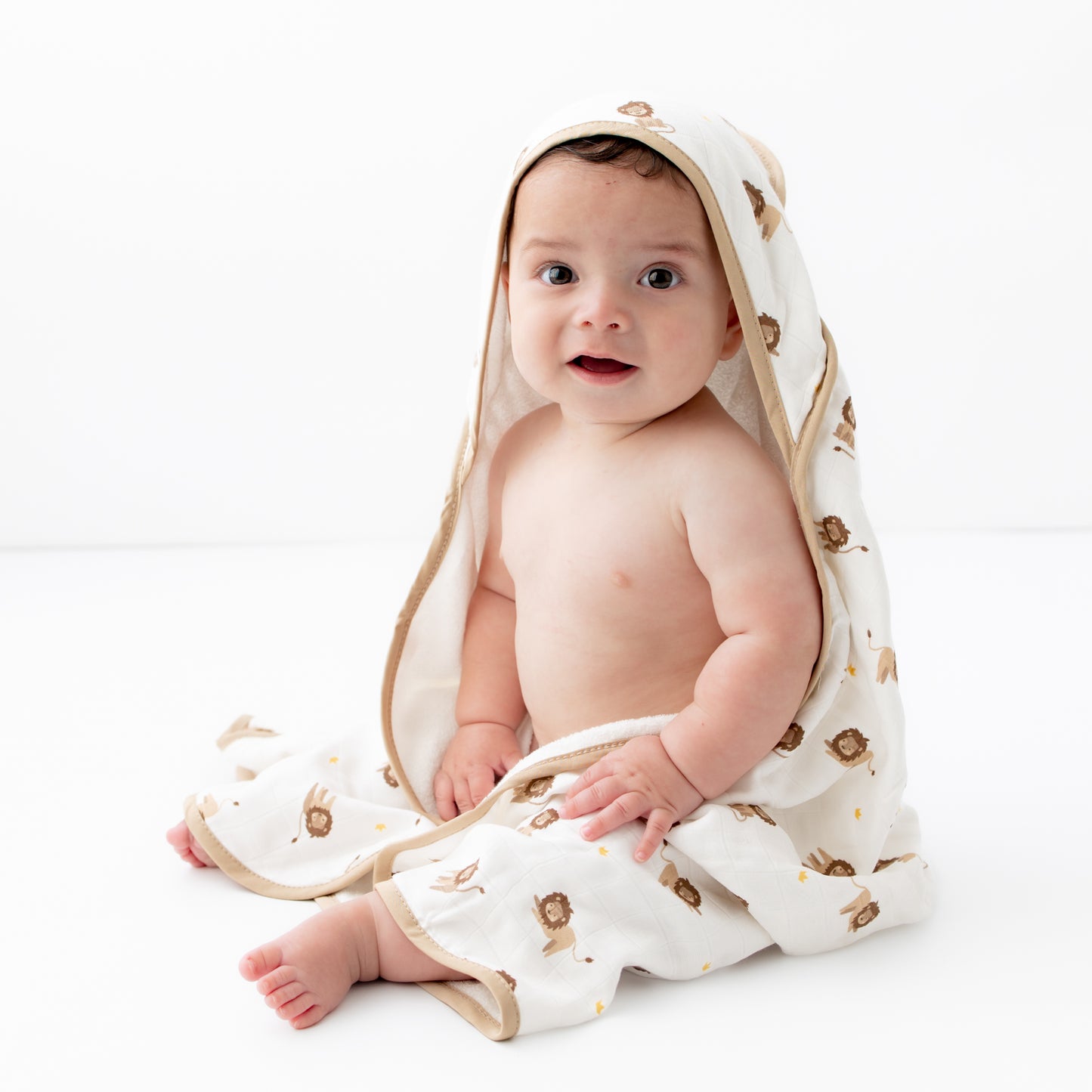 Lion Hooded Towel Set