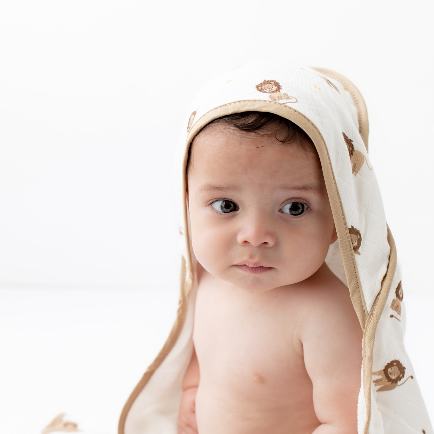 Lion Hooded Towel Set