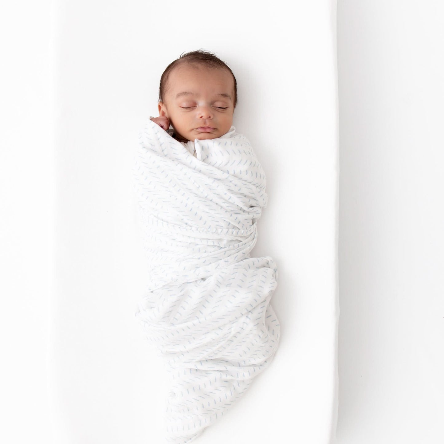 Blue Dash Swaddle