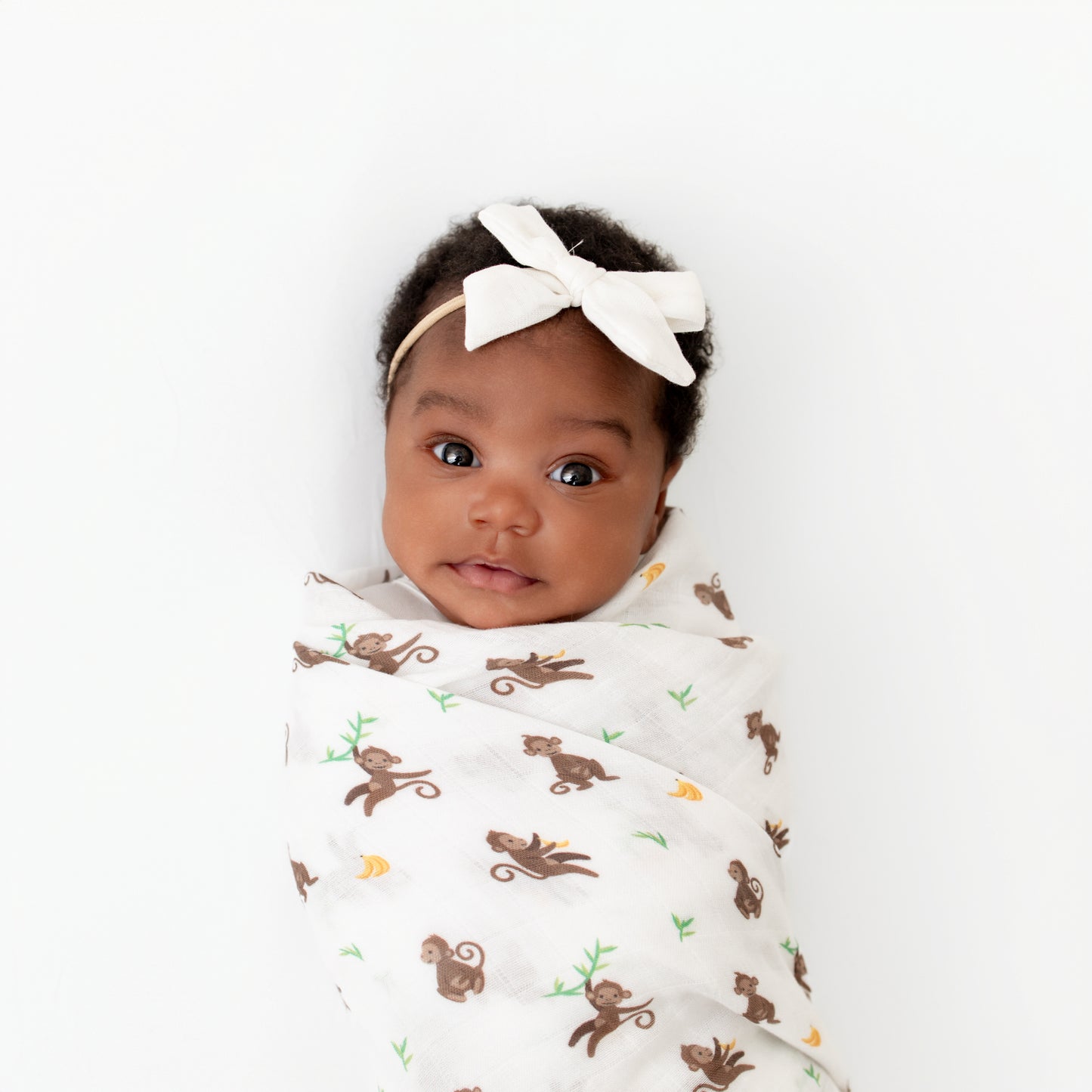 Hippo & Monkey Swaddle Set