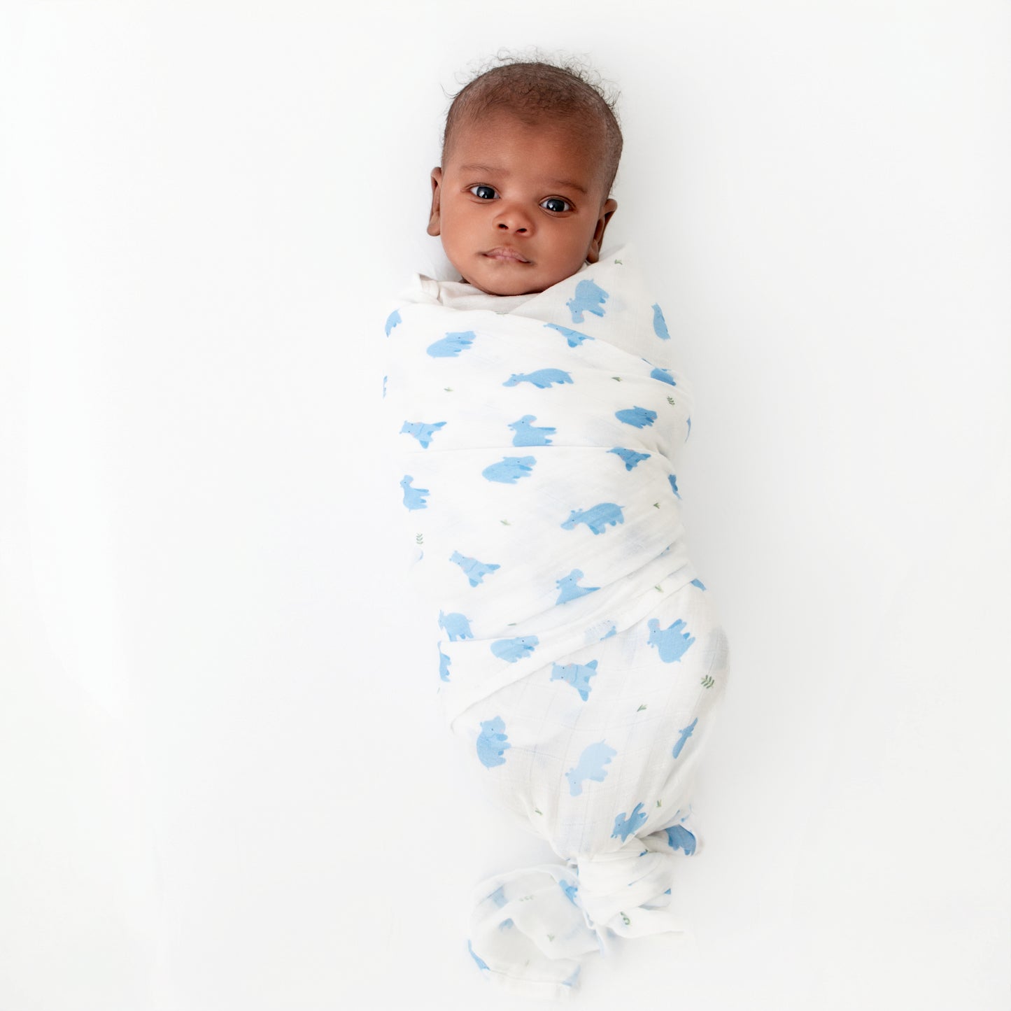 Hippo & Monkey Swaddle Set