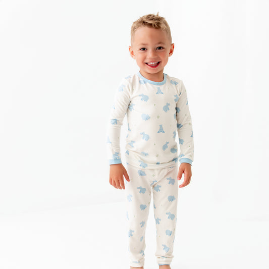 Hippo Pajama Set