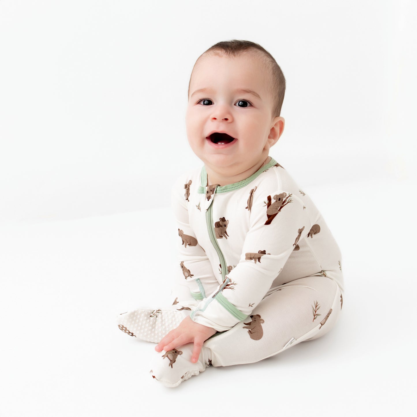 Koala Zippered Footie