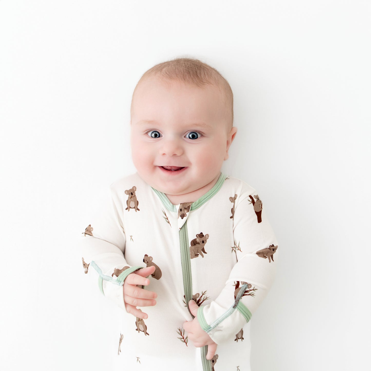 Koala Zippered Footie