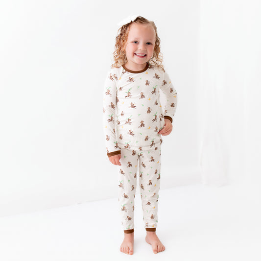 Monkey Pajama Set