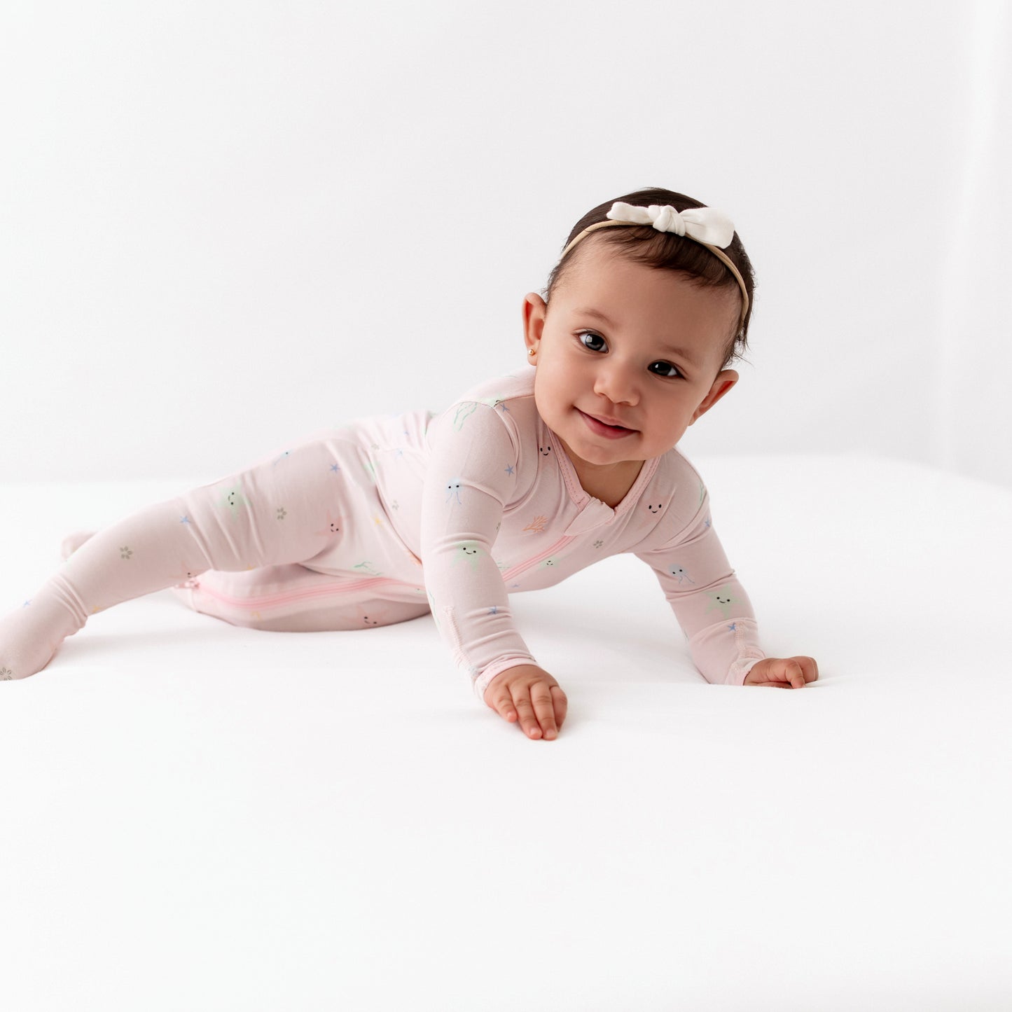 Starfish Zippered Footie