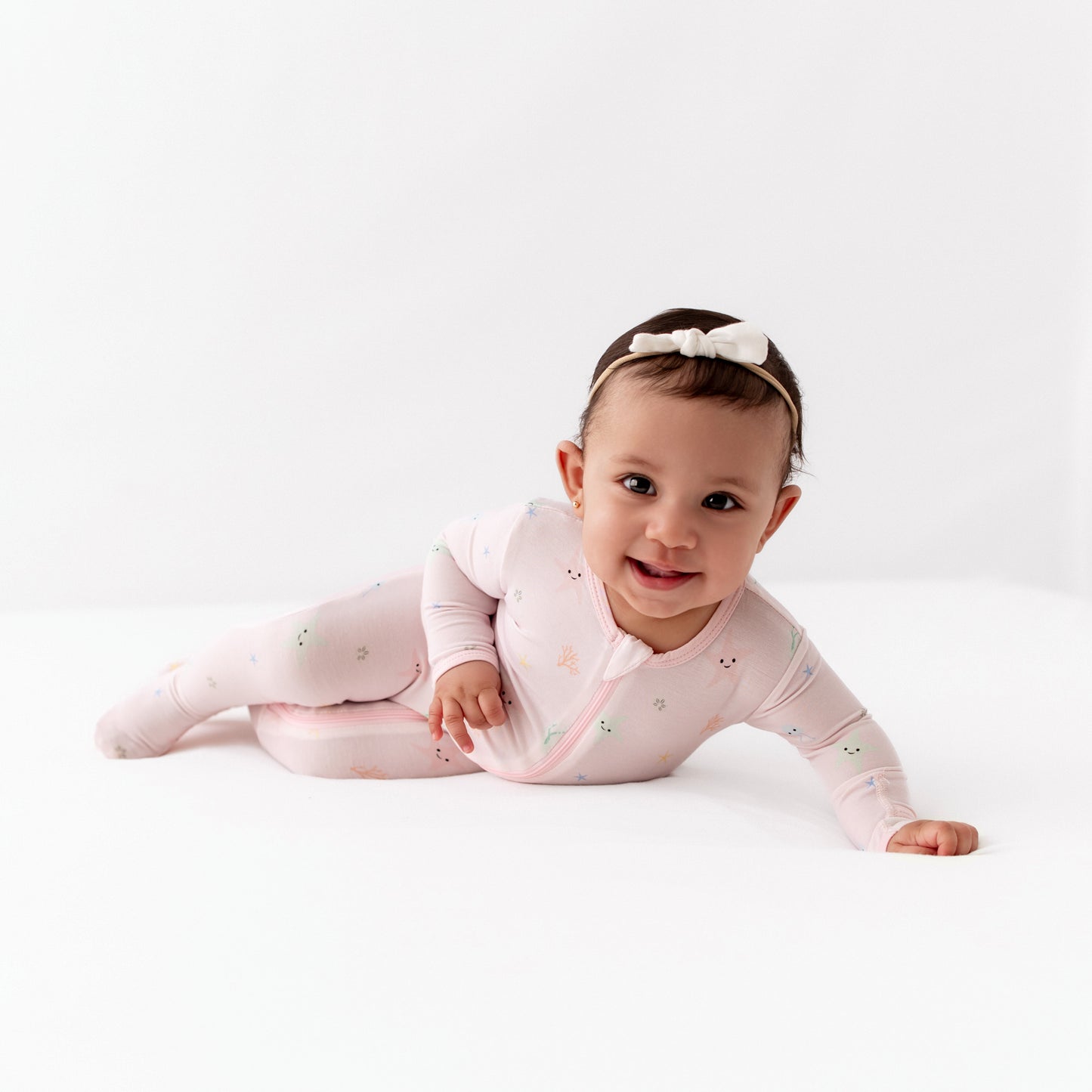 Starfish Zippered Footie