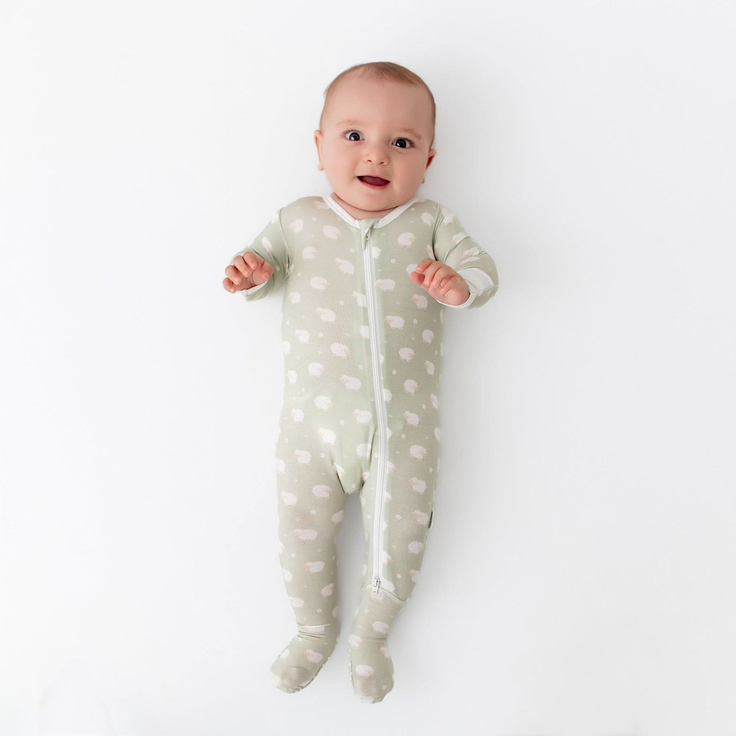 Sheep Zippered Footie