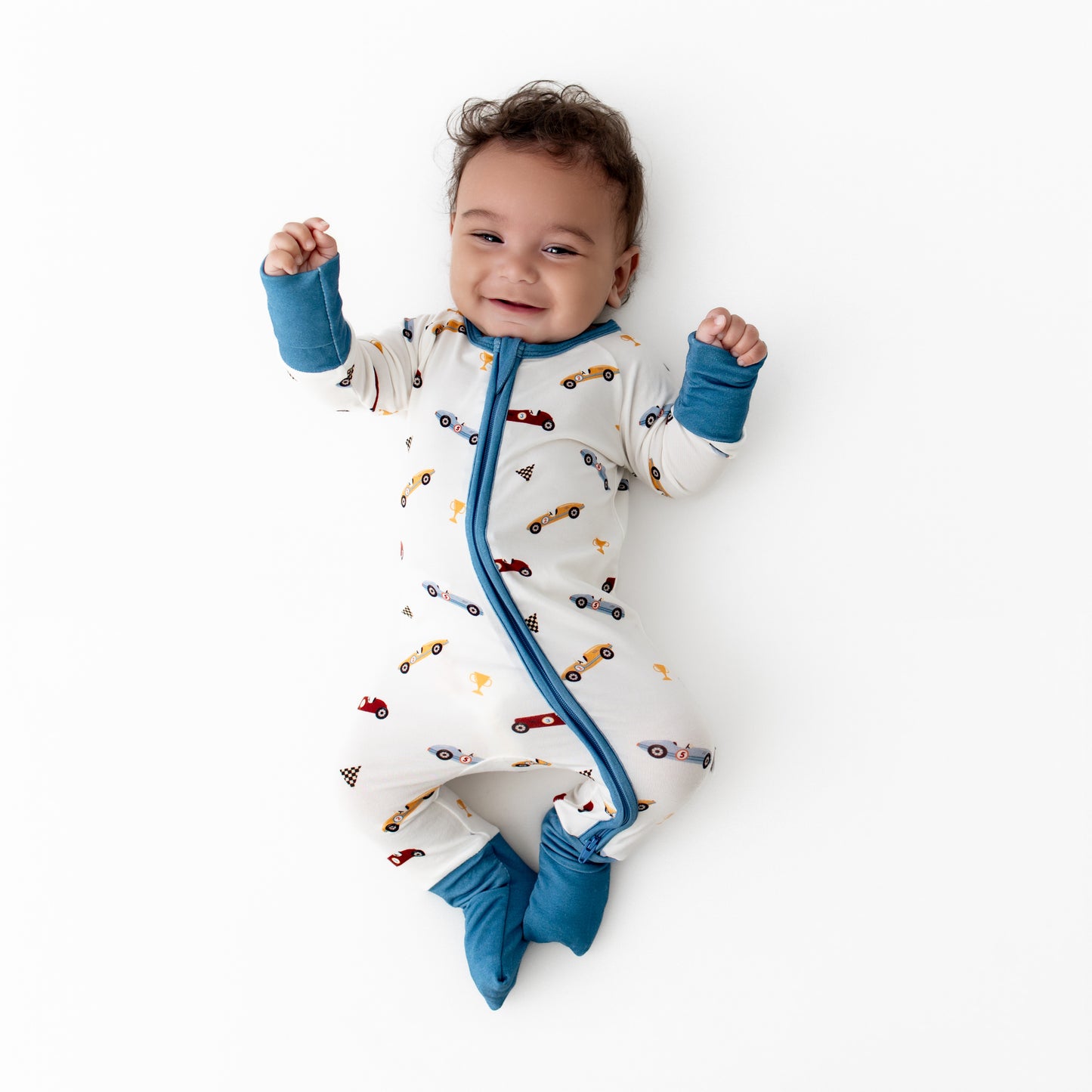 Race Cars Convertible Romper