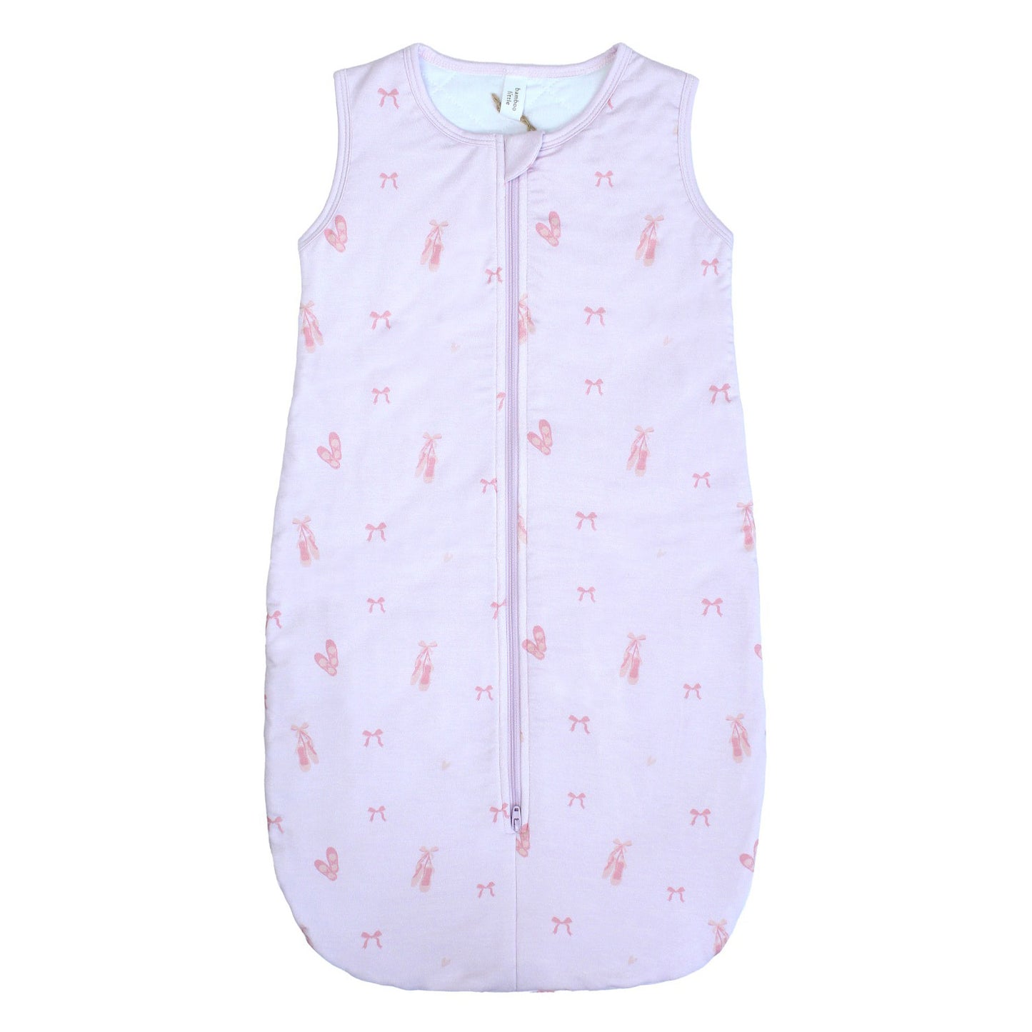 pink ballerina sleep sack for babies