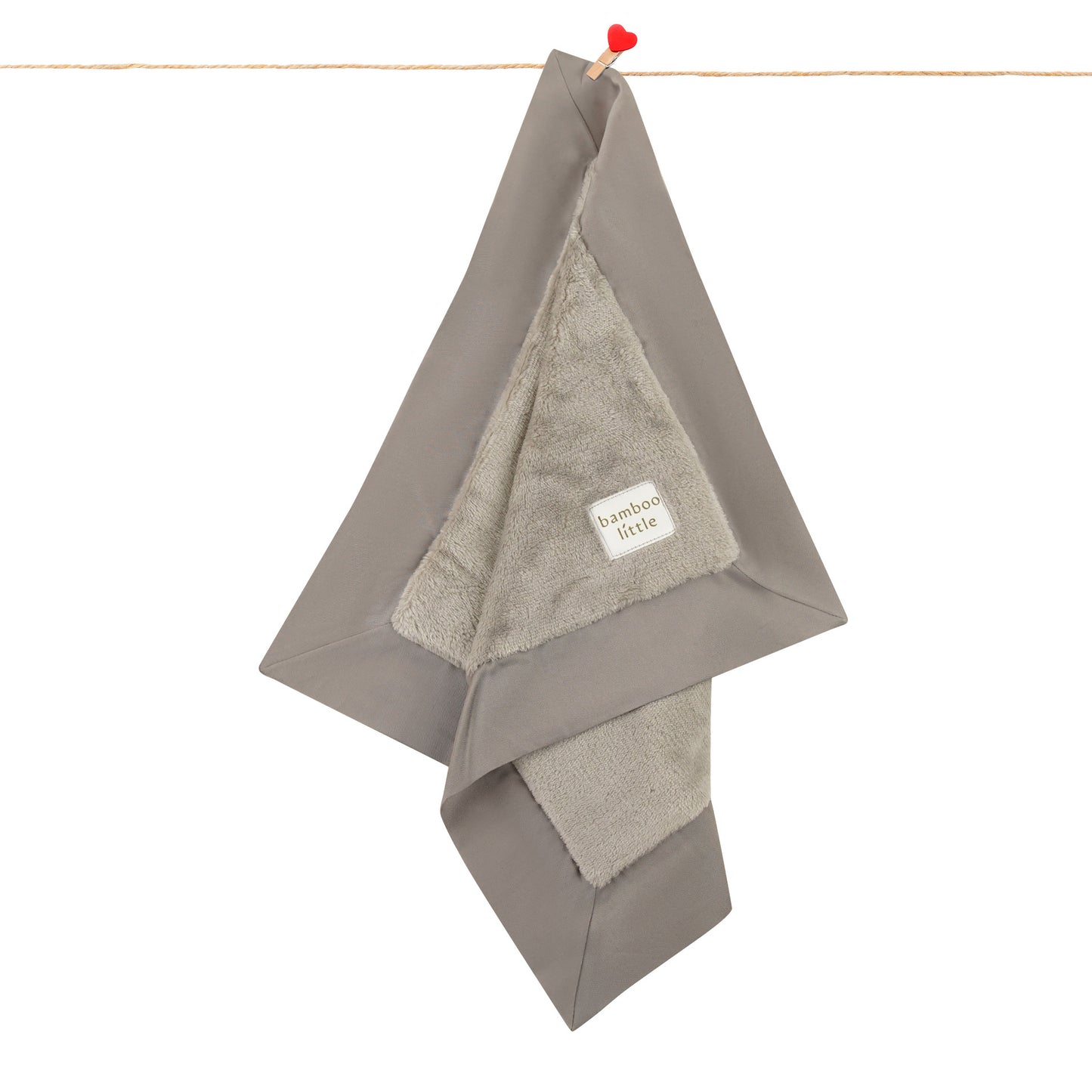 Gray Plush Security Blanket