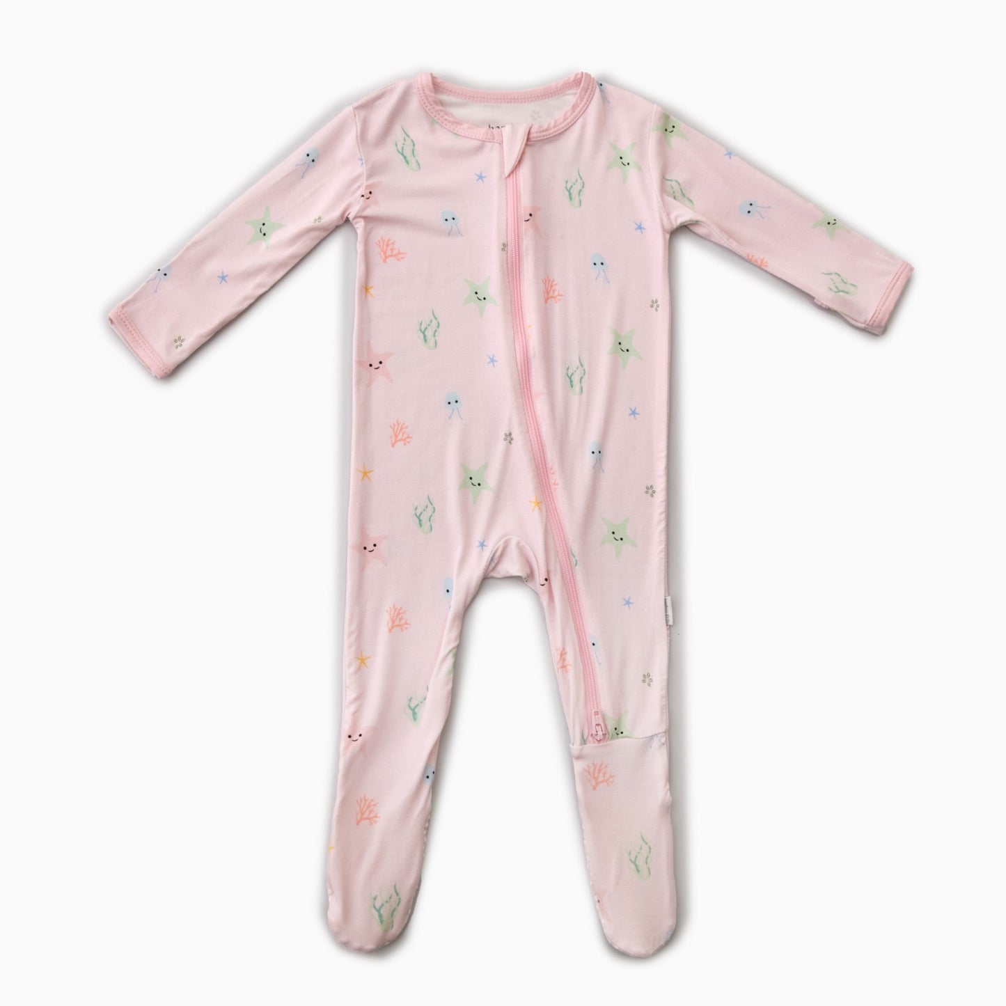 Starfish Zippered Footie