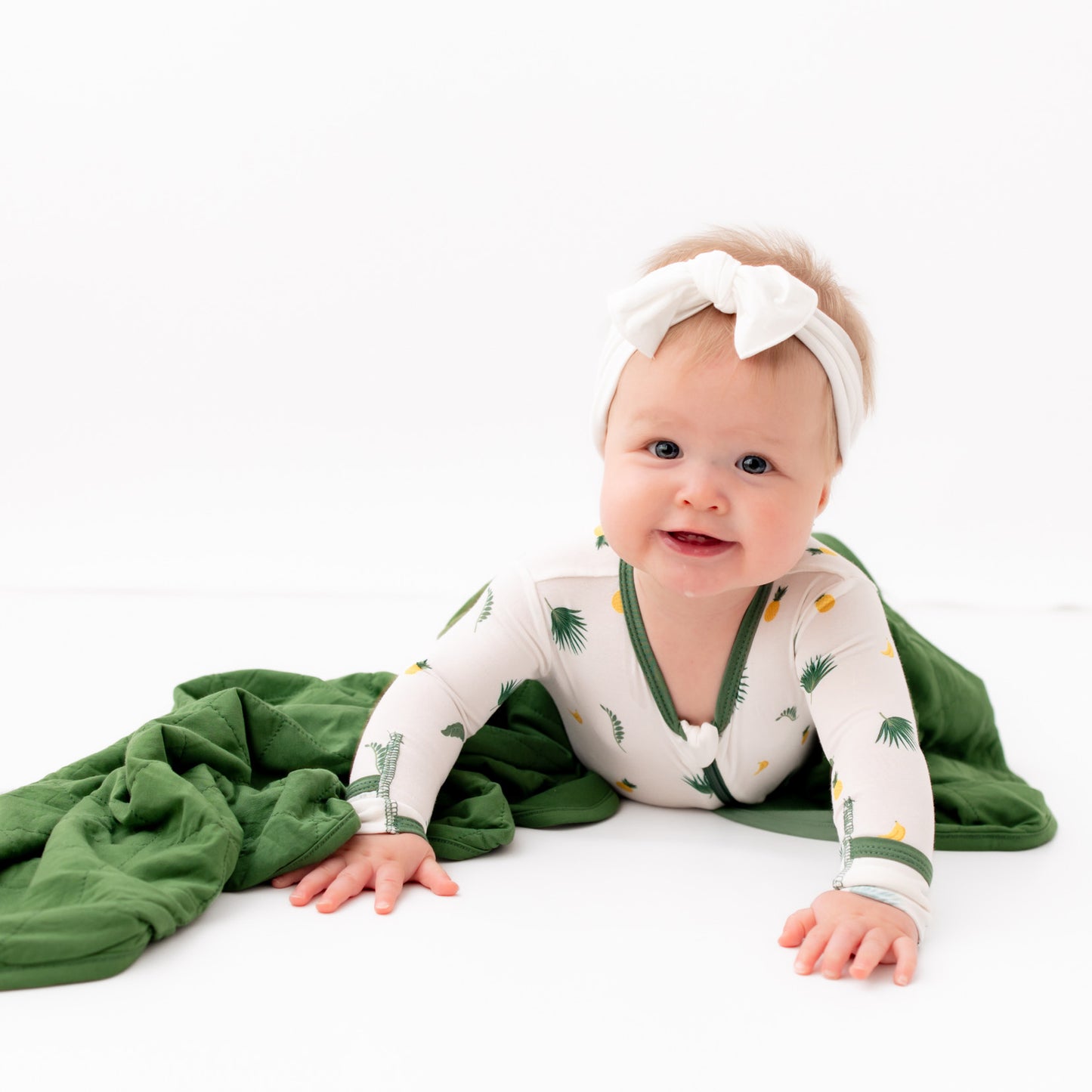 Tropical Palms Baby Blanket