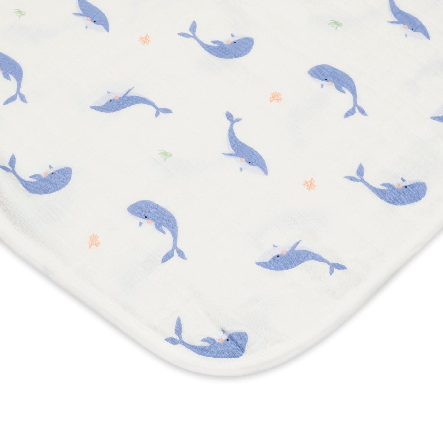 whale baby blanket