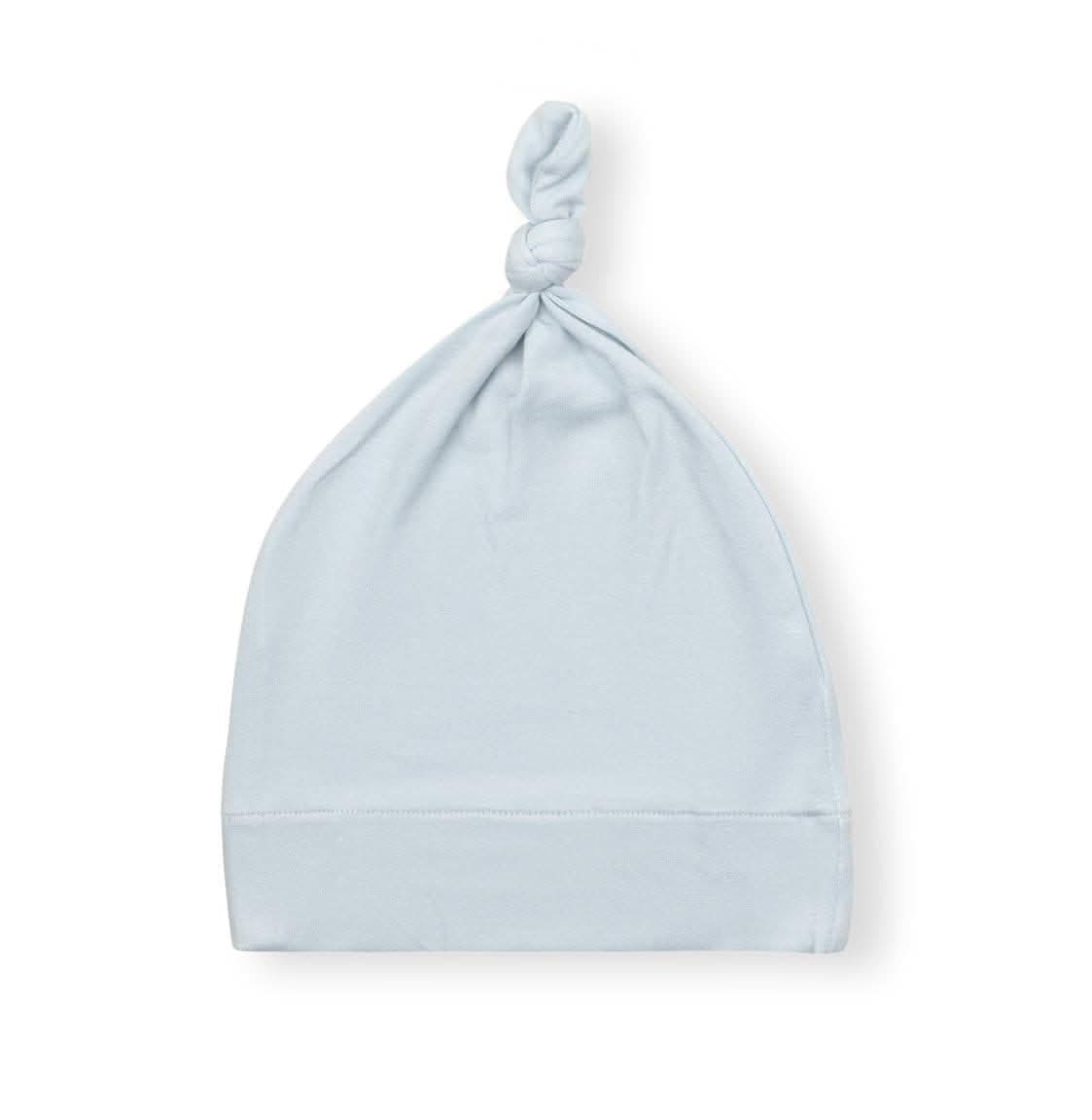 knotted bamboo baby cap