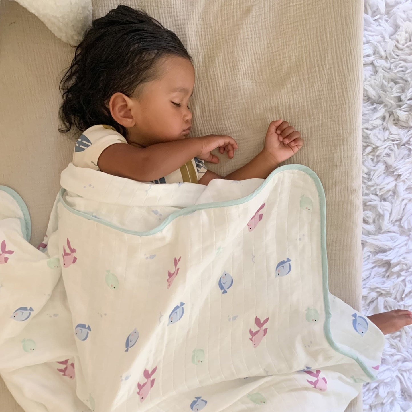 bambo muslin baby blanket