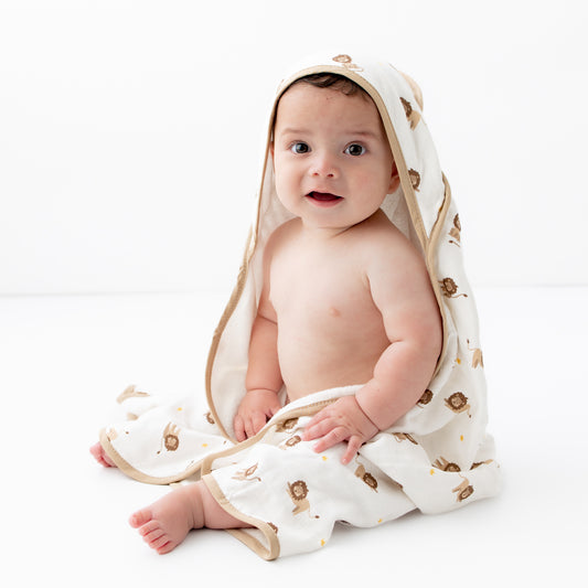 Lion Hooded Towel Set