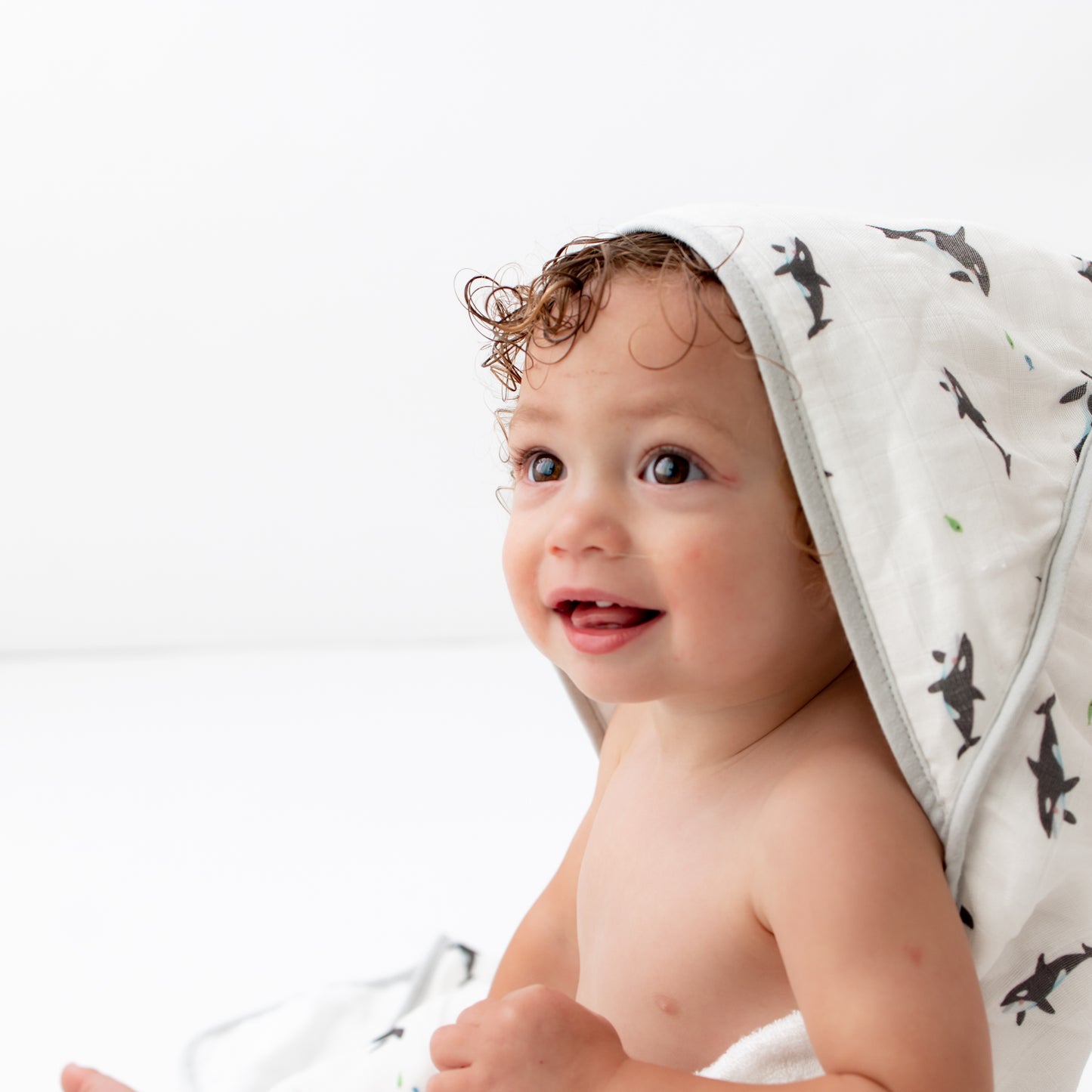 Orca Hooded Towel Set