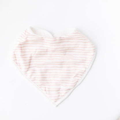 Bunny & Pink Wave Bib Set