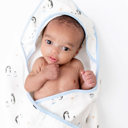 Penguin Hooded Towel Set