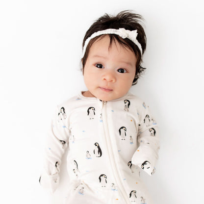 Penguin Zippered Footie