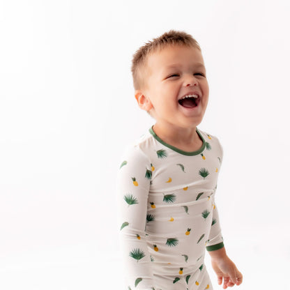 Tropical Palms Pajama Set