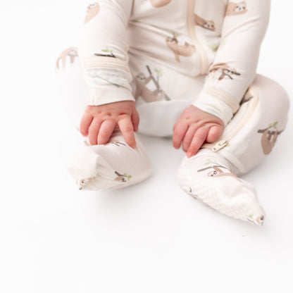 Sloth Zippered Footie