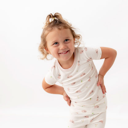 Bunny Short Sleeve Pajama Set