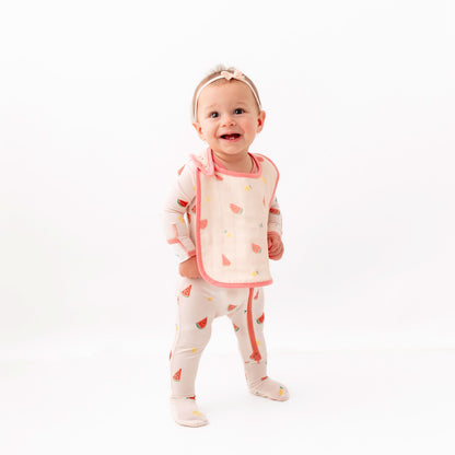 Watermelon Zippered Footie