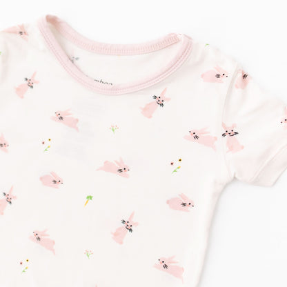 Bunny Short Sleeve Pajama Set