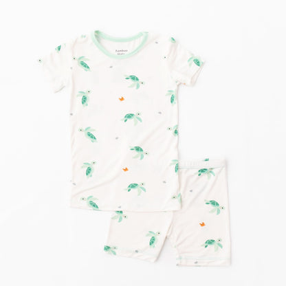 Turtle Short Sleeve Pajama Set
