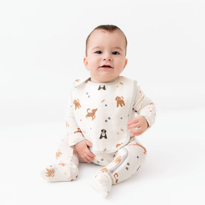 Dogs Zippered Footie