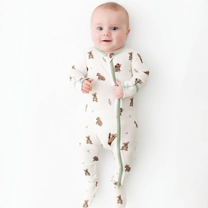 Koala Zippered Footie