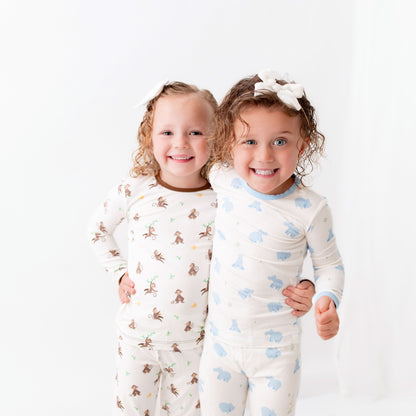 Hippo Pajama Set
