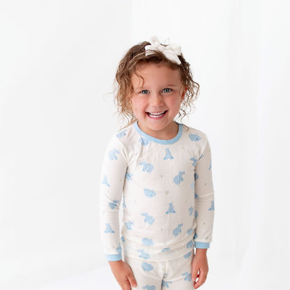 Hippo Pajama Set