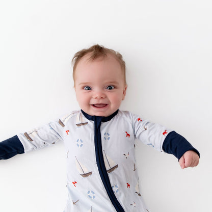 Sailboats Convertible Romper