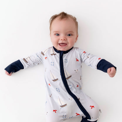 Sailboats Convertible Romper