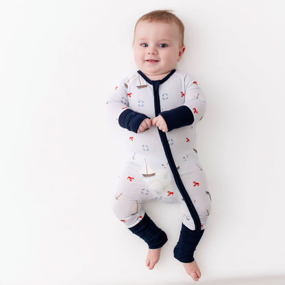 Sailboats Convertible Romper