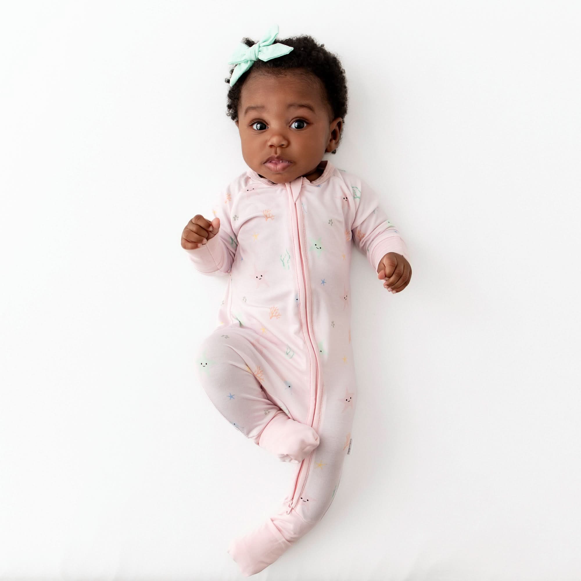 Starfish Convertible Baby Romper | Bamboo Little