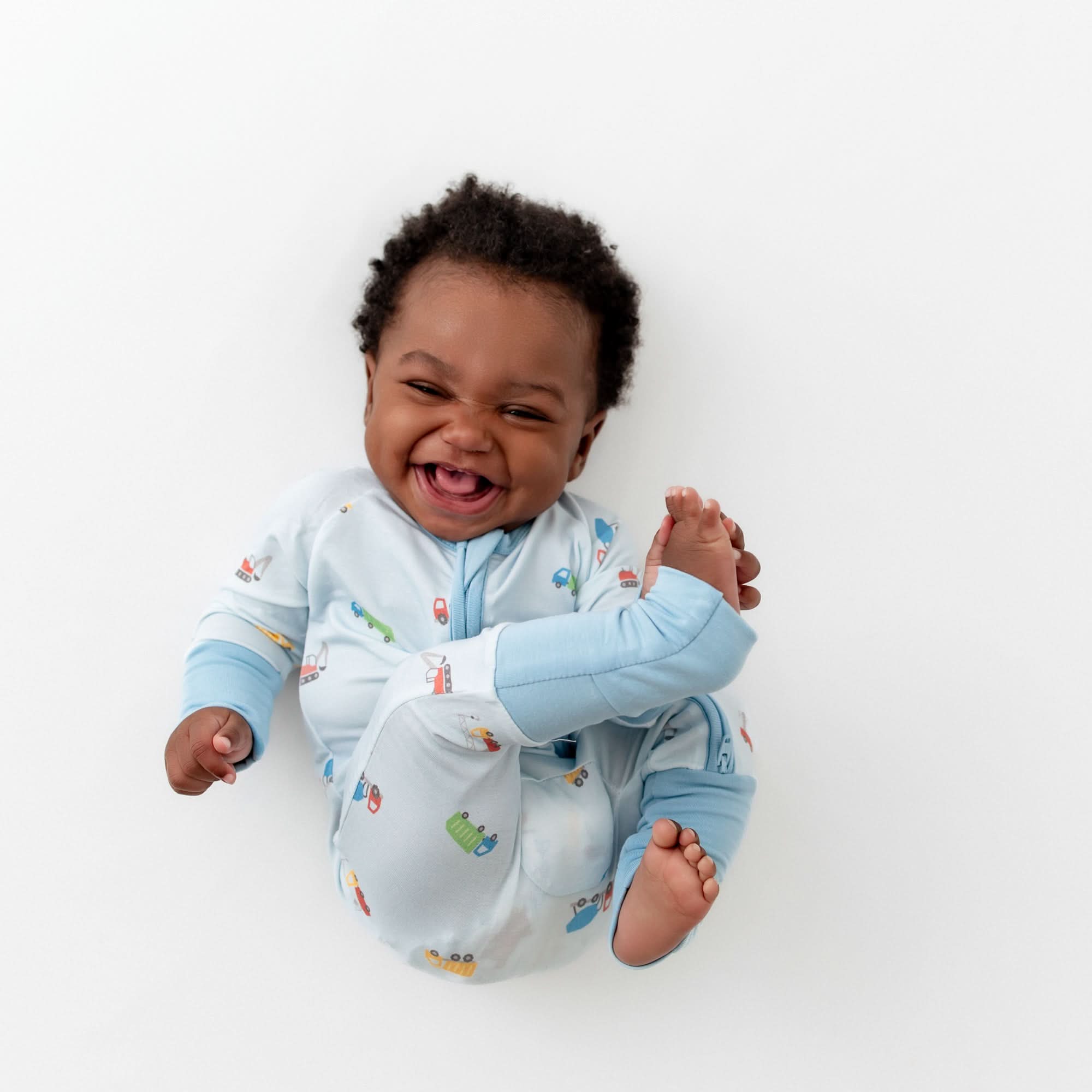 Trucks Convertible Baby Romper – Soft Viscose Made from Bamboo