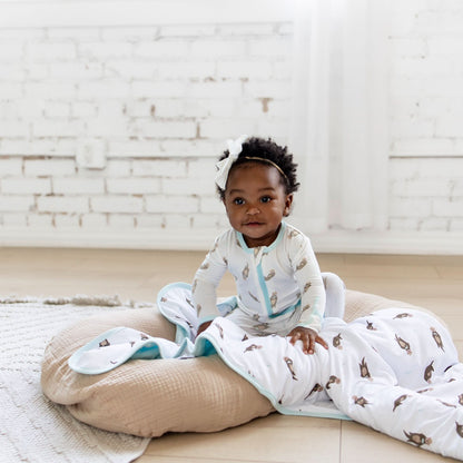 Otter Zippered Footie