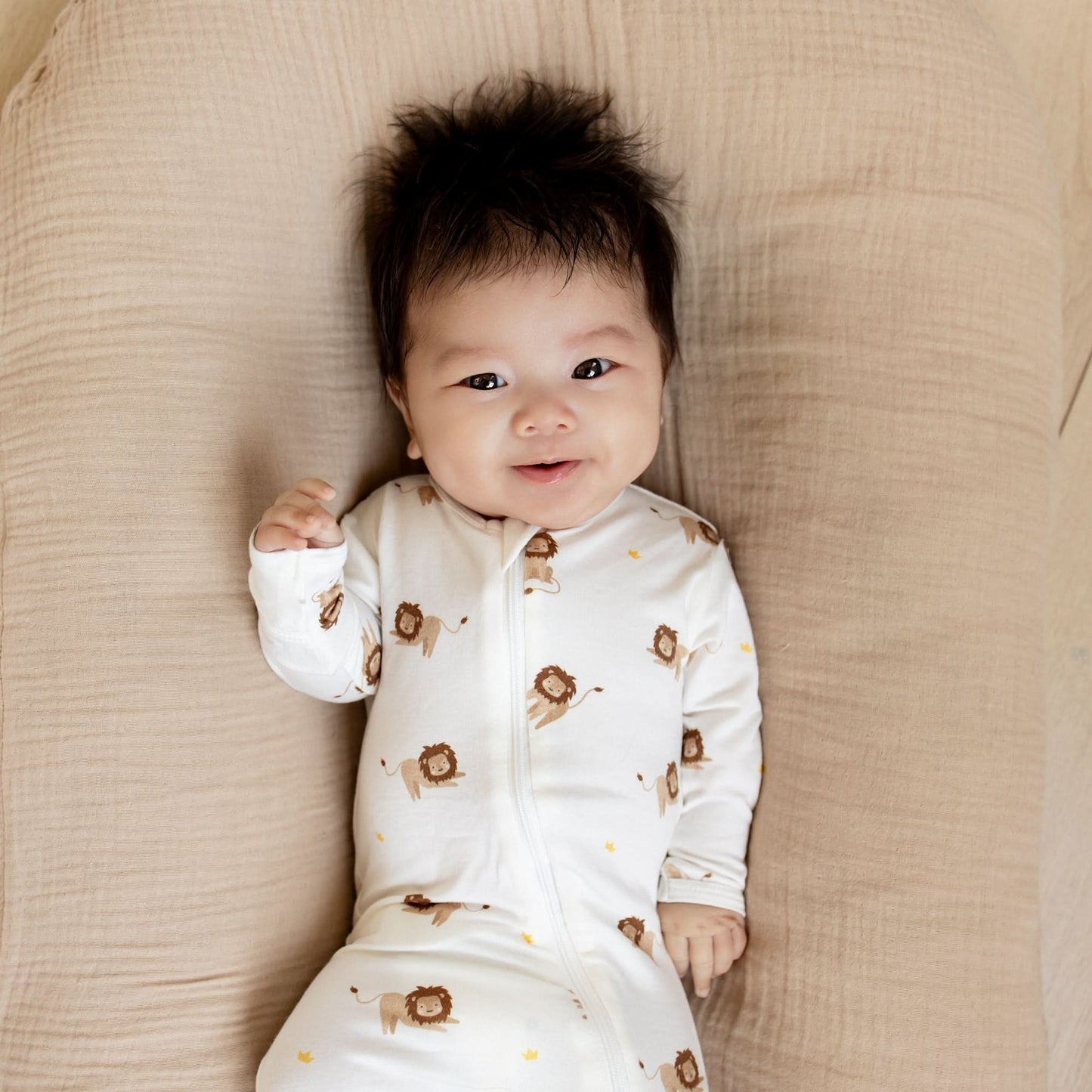 Lion Zippered Footie