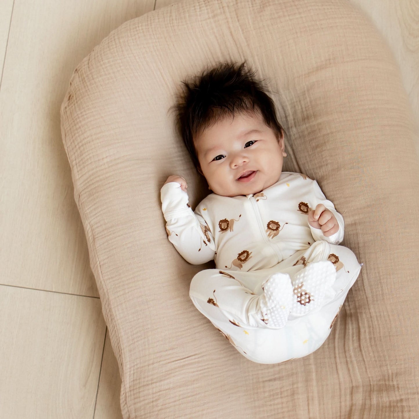 Lion Zippered Footie