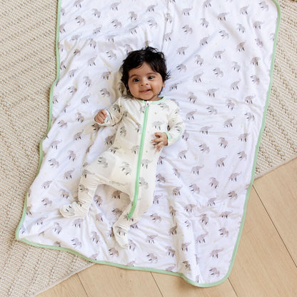 Elephant Zippered Footie