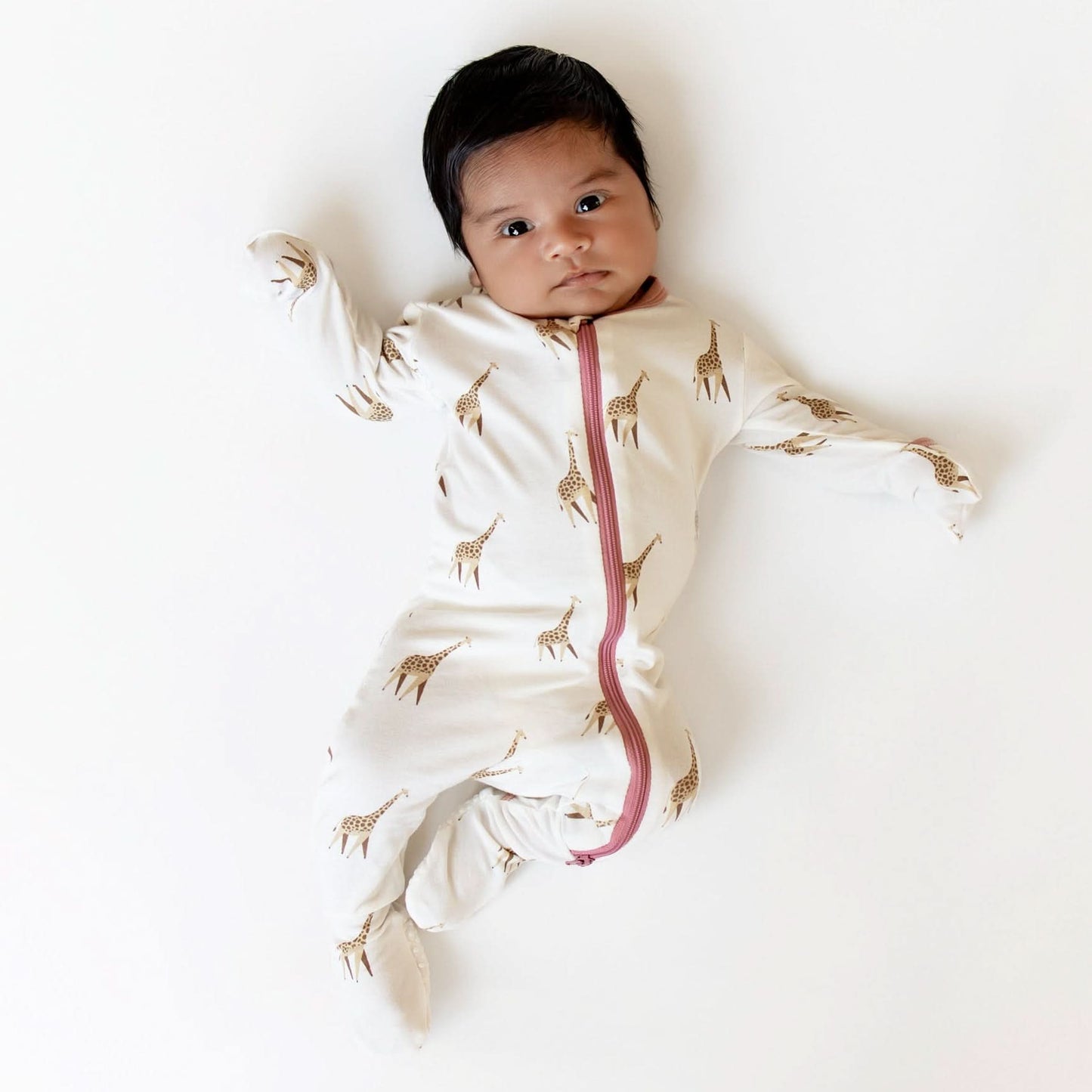 Giraffe Zippered Footie