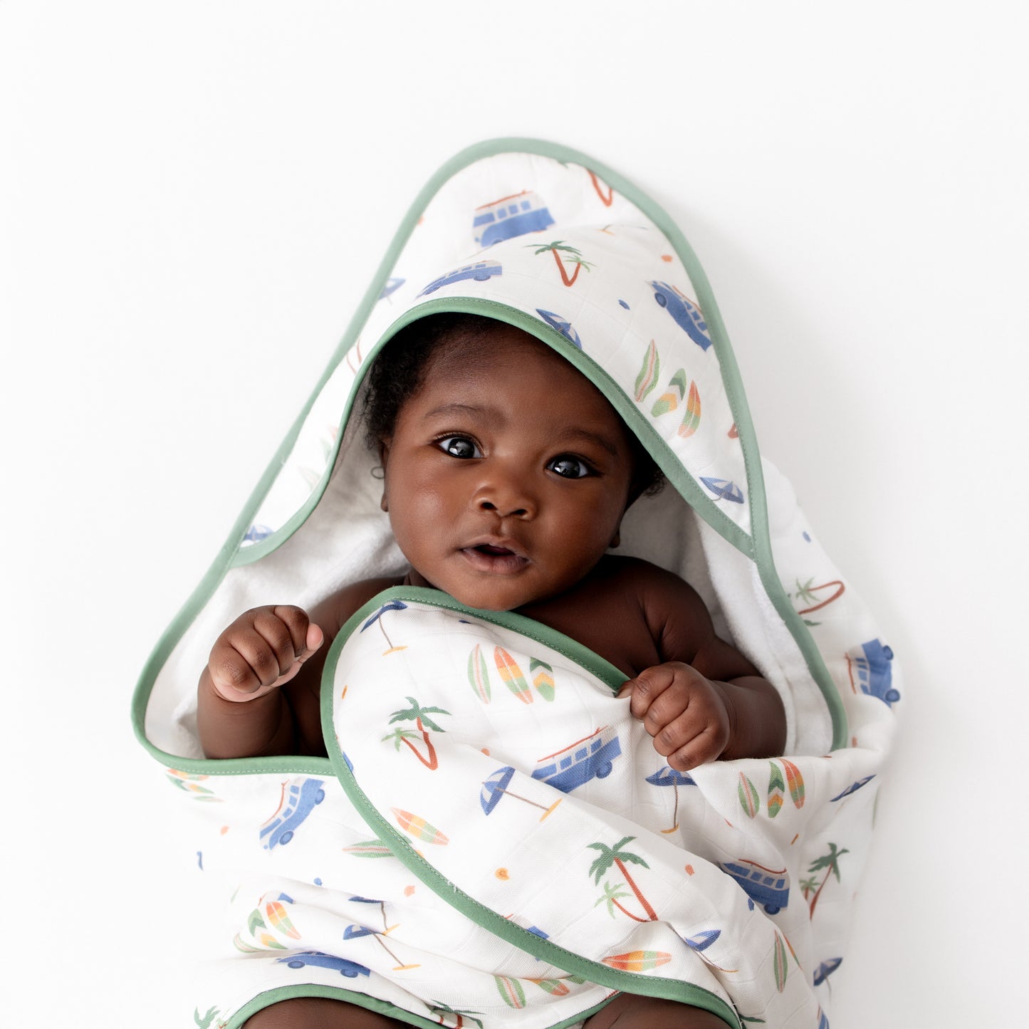 Surfboard Hooded Towel Set