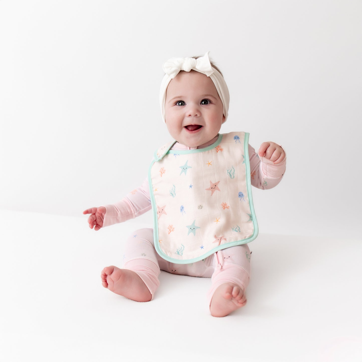 Starfish Bib Set