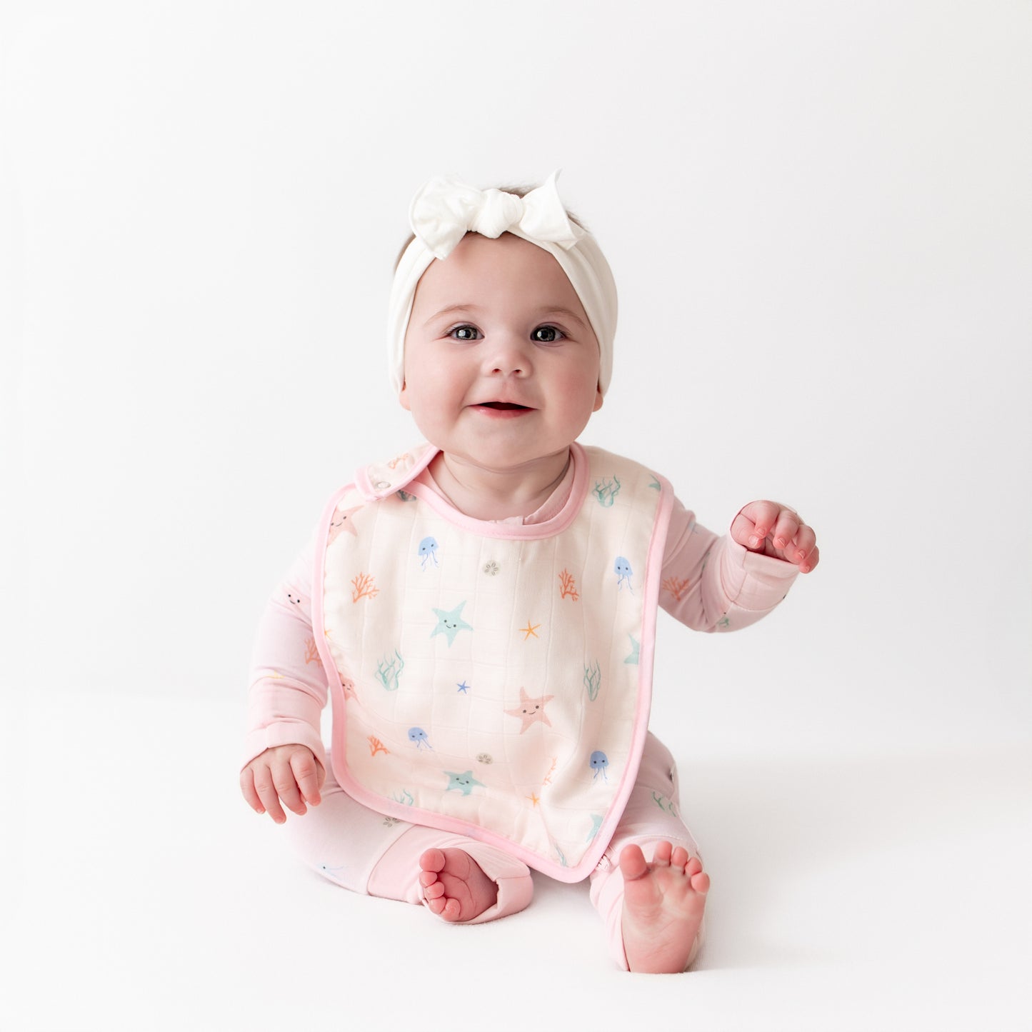 Starfish Bib Set