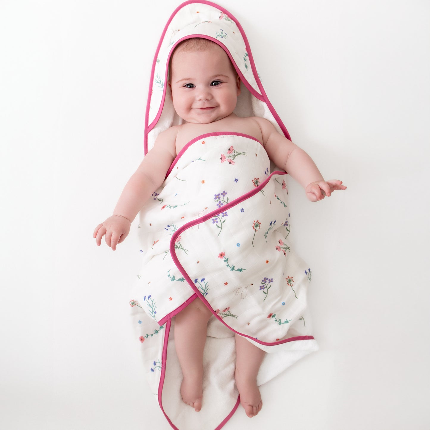 Wildflowers Hooded Towel Set