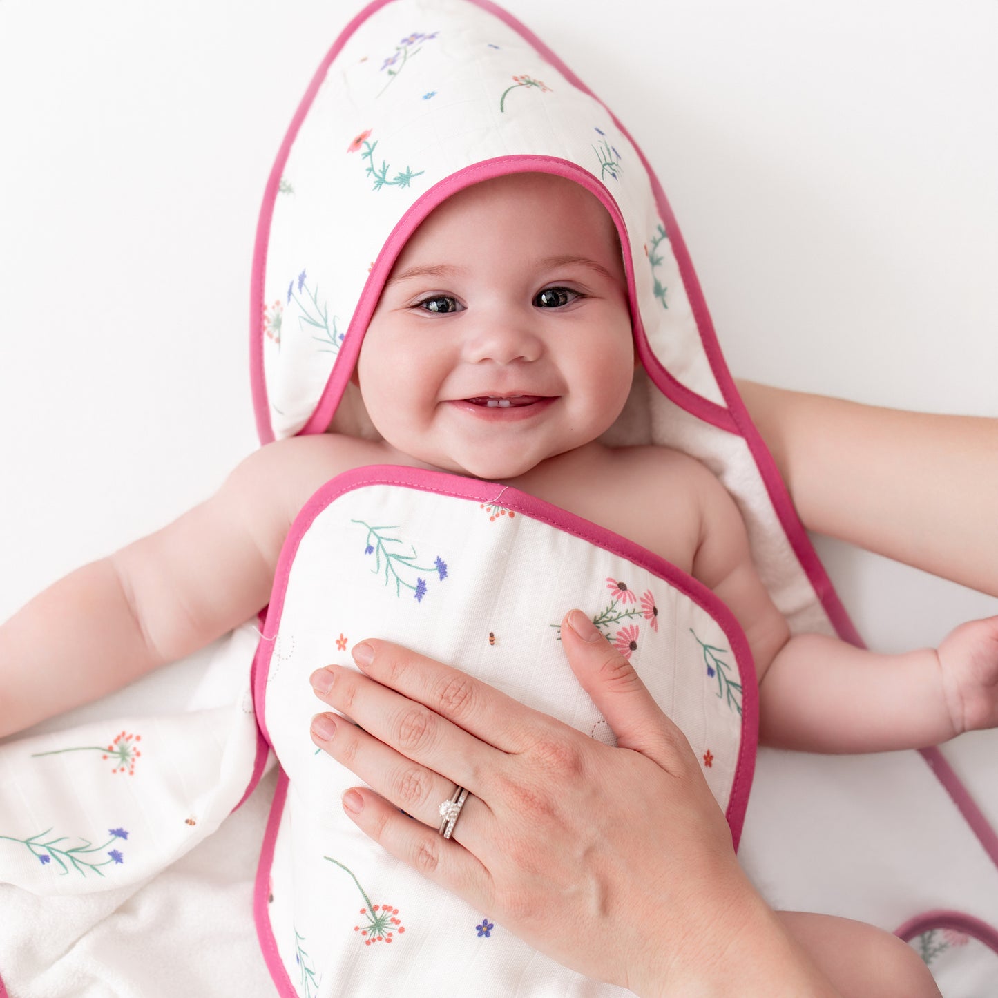 Wildflowers Hooded Towel Set